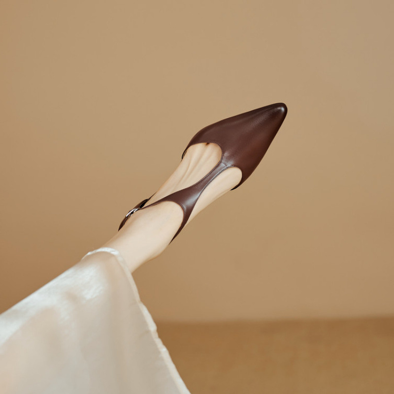 Women's Special Interest Light Luxury Vintage High Heels foto 3