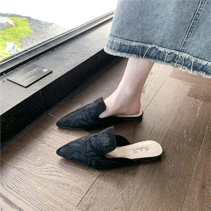 Baotou Embroidered Slippers Women's Summer National Style Fashion foto 4