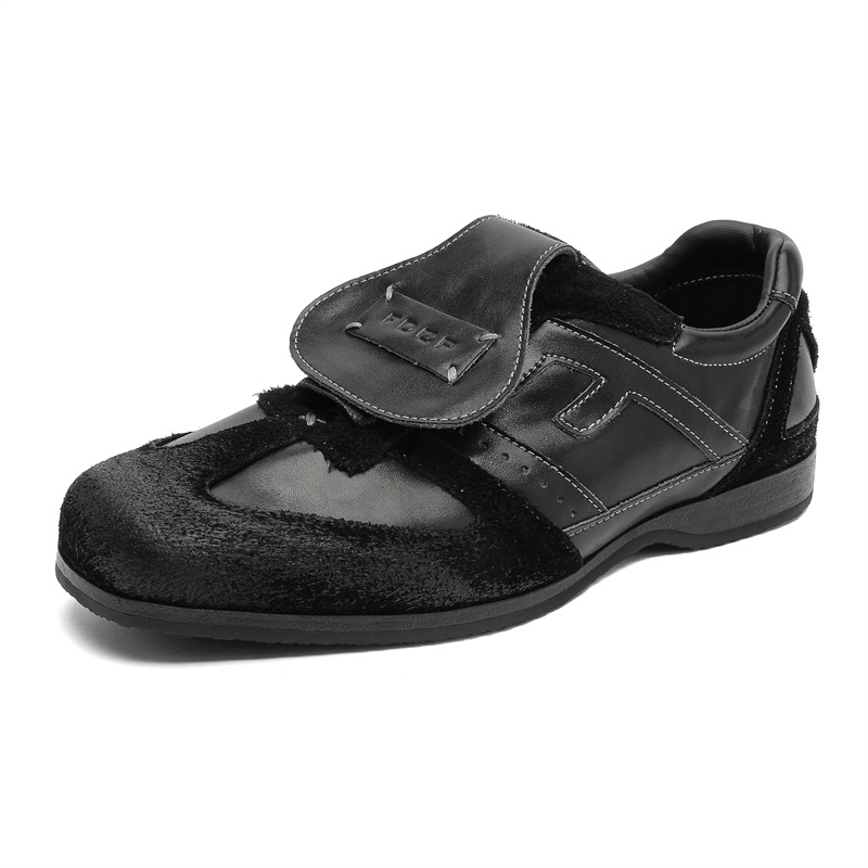Mens Ultra-minimalist Boxing Shoes And Trendy English Derby Shoes foto 5