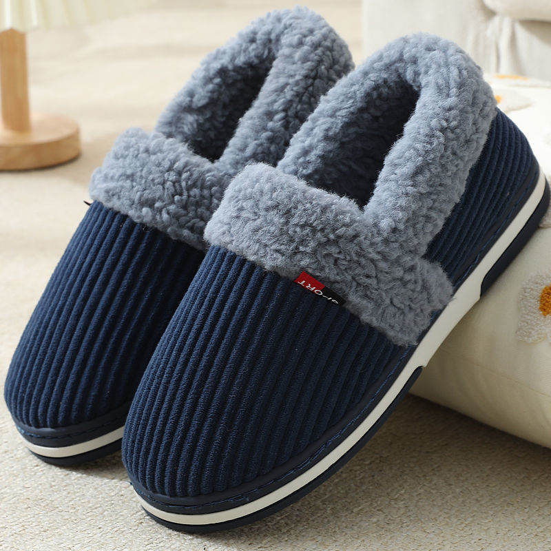 Heat Patches Heel Cotton Slippers Men's foto 5