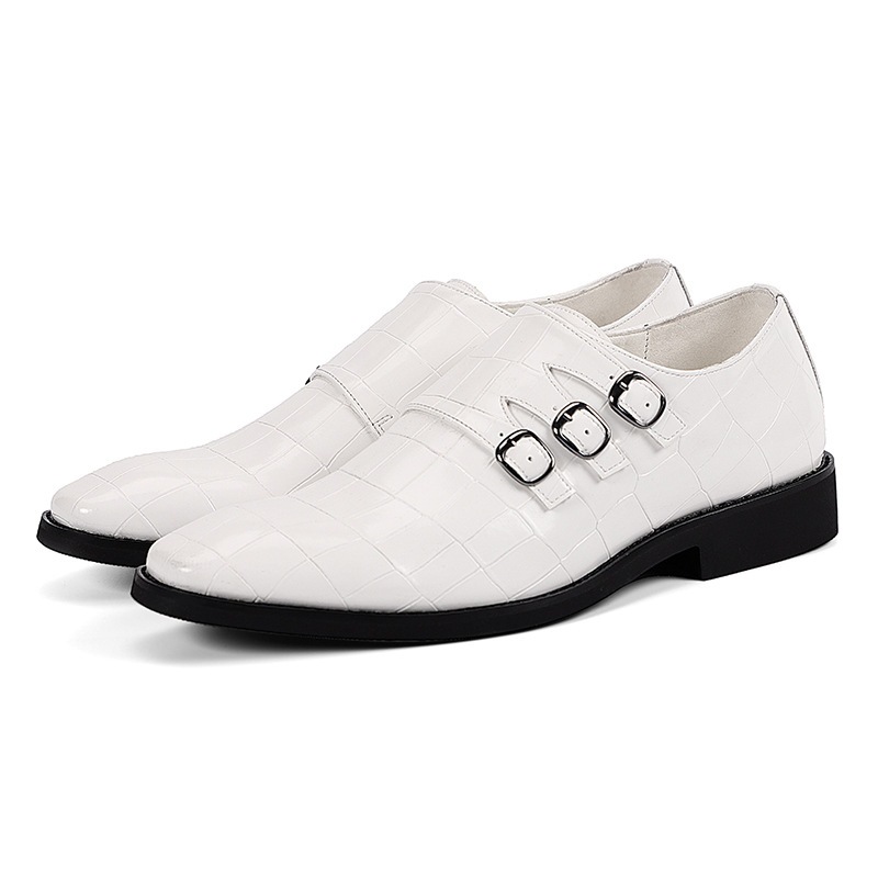 Breathable Men's All-match Business Plus Size Leather Shoes foto 3