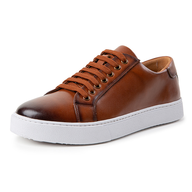British Style Brushed Casual Shoes Soft Bottom Men foto 2