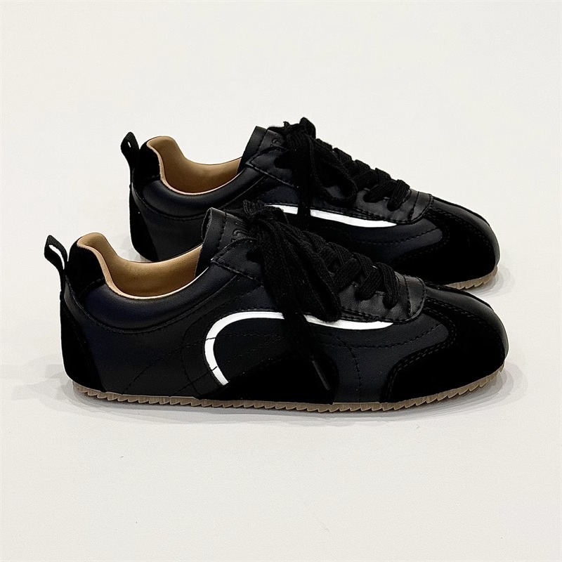 Women's New Arrival Retro Color-Block Flat Derbies All-Match Casual Sneakers foto 4