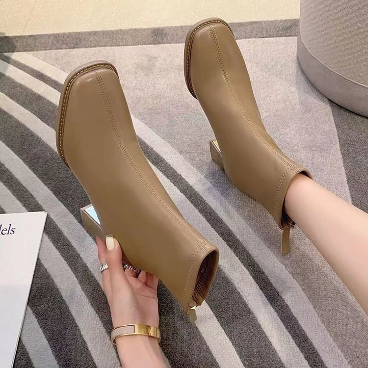 Fallwinter Chunky Heel Ankle Boots foto 2