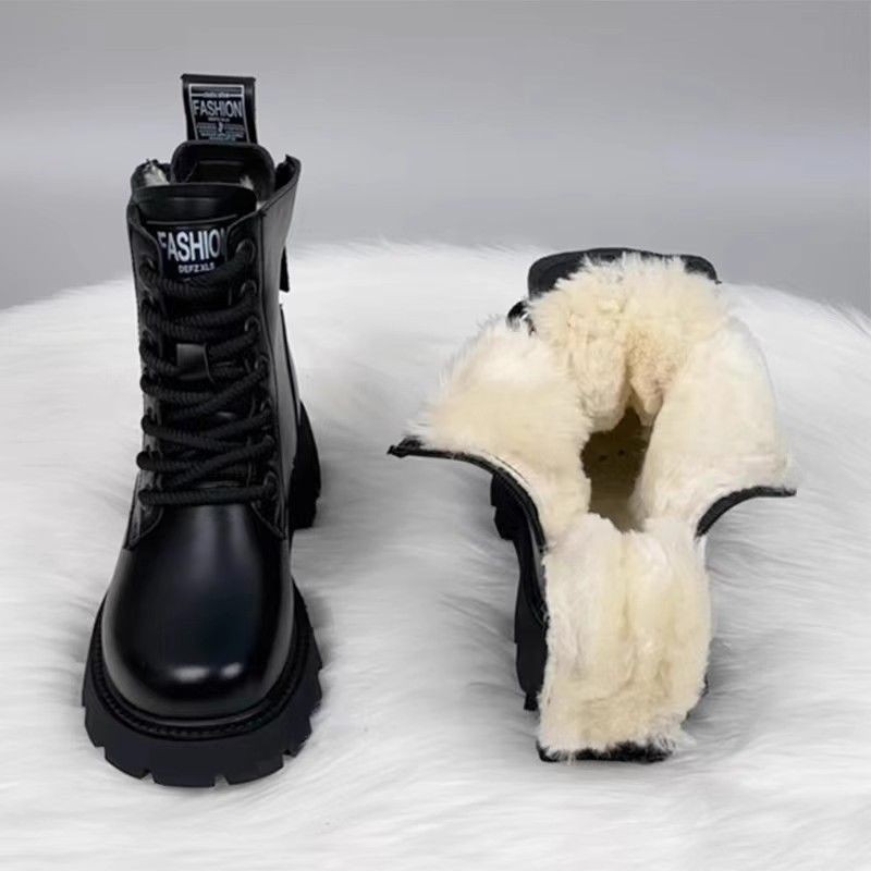 Womens Stylish Padded Insulated Boots With Thick Soles foto 5