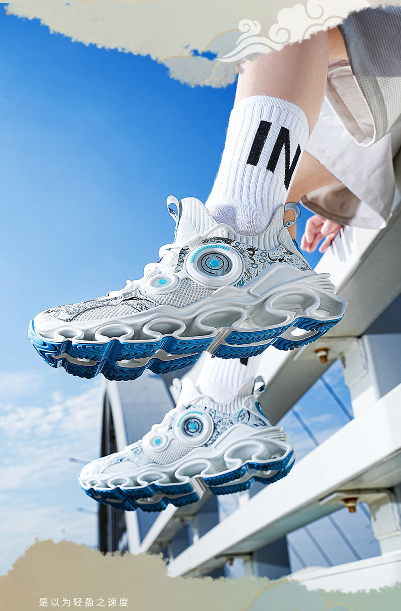 Fashion Casual Shoes Fly Woven Mesh Plus Size Blade Sneaker foto 5