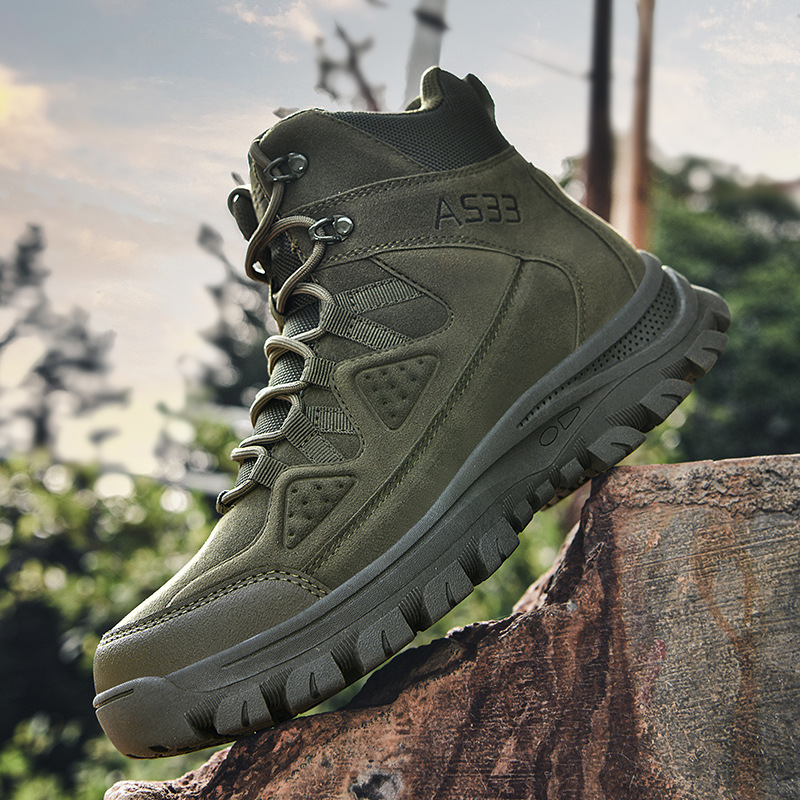 Outdoor Work Boots Combat Training Boots Low-top Lace-up foto 4
