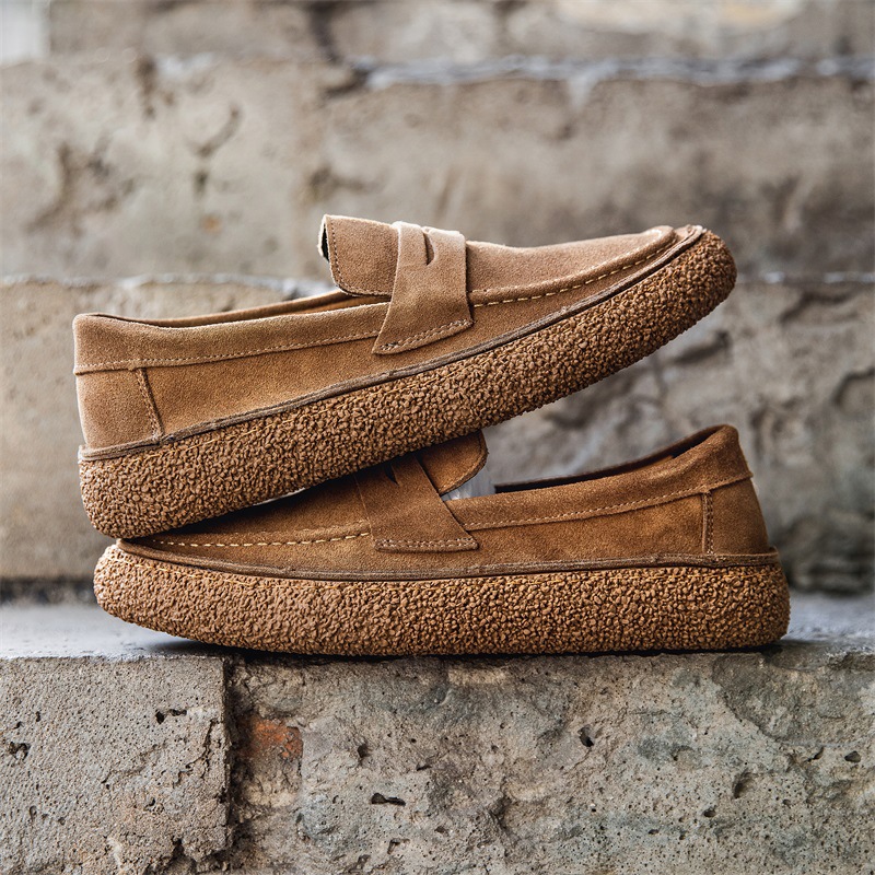 Men's Trendy Fashion Suede Genuine Leather Casual Shoes