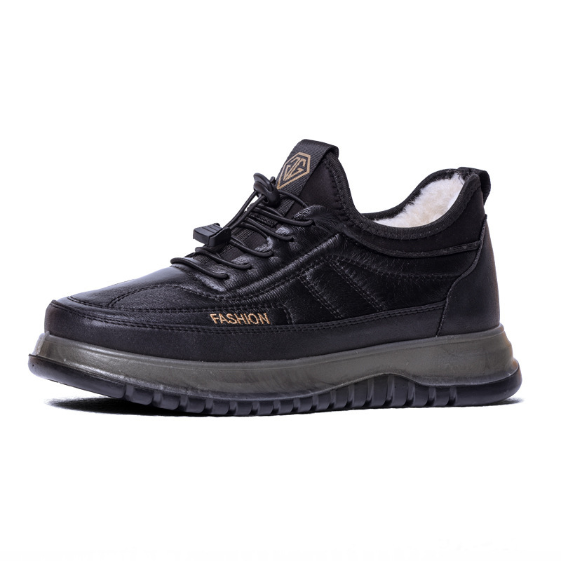 Mens Fleece-Lined Warm Soft-Soled Casual Sneakers foto 2