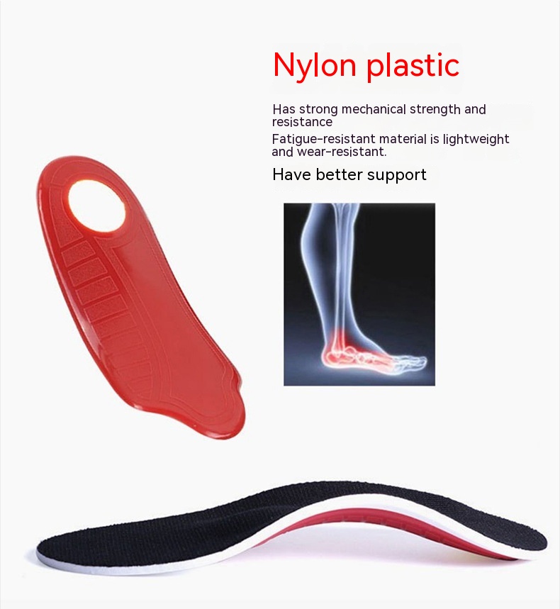 Arch Support EVA Correction Sports Shock Pad High Elastic Breathability Massage Orthopedic Insole Flat Foot Correction Insole foto 4