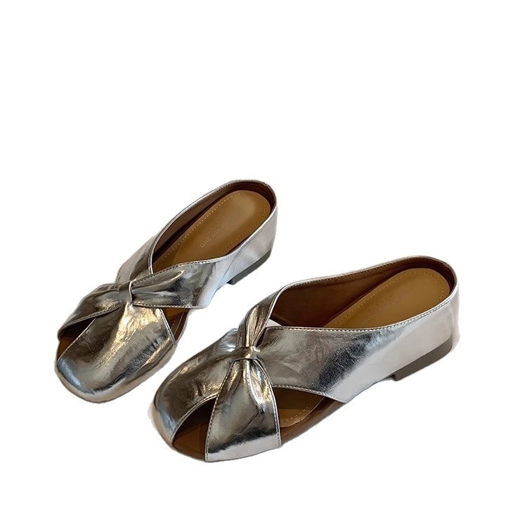 Women's Hollow-out Boken Half Slippers foto 3