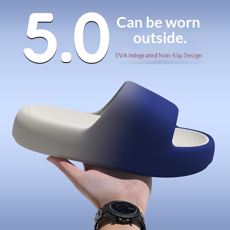 Gradient-colored Thick-soled Ultra-comfortable Slippers foto 2