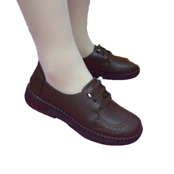 Soft Leather Women's Thin Shoes Beef Tendon Soft Bottom Soft Surface Non-slip foto 5