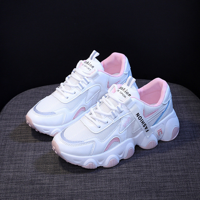 Breathable Sneakers With Thick Insoles For Women Students Running foto 5