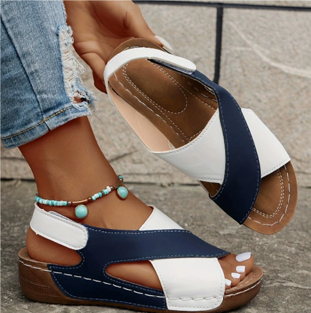 Roman Sandals Platform Platform With Skirt Casual Open Toe All-matching Beach foto 4