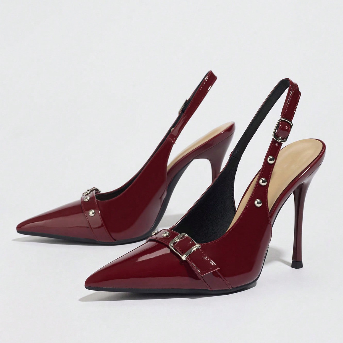 Women's Pointed-Toe Comfortable All-Match High Heels foto 3