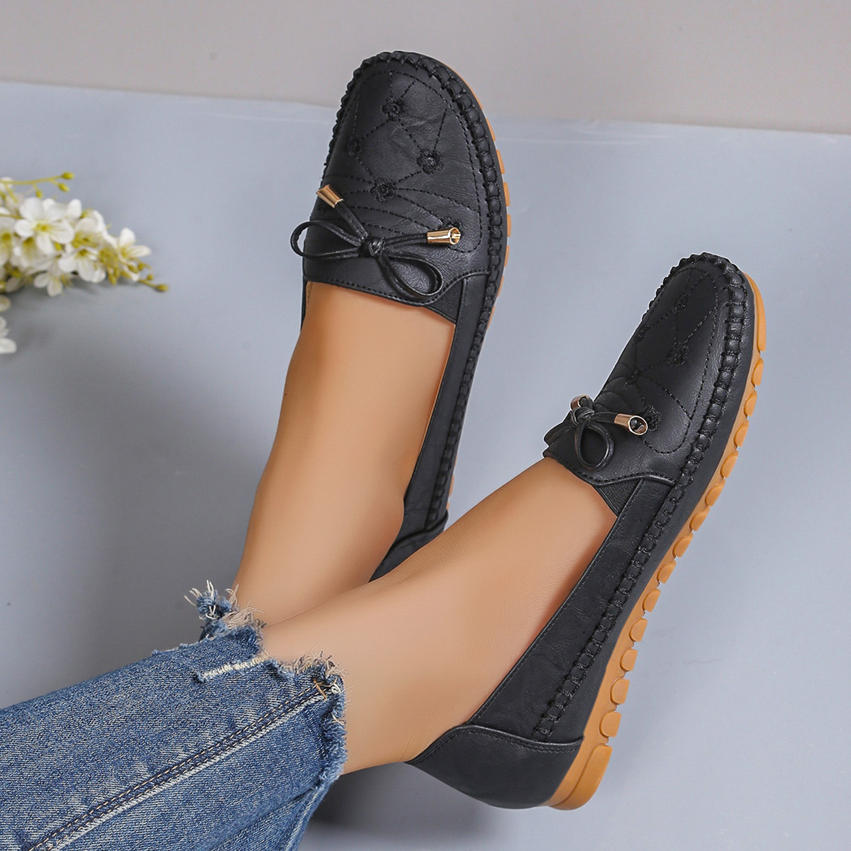 Womens Fashionable Casual Flat Loafers