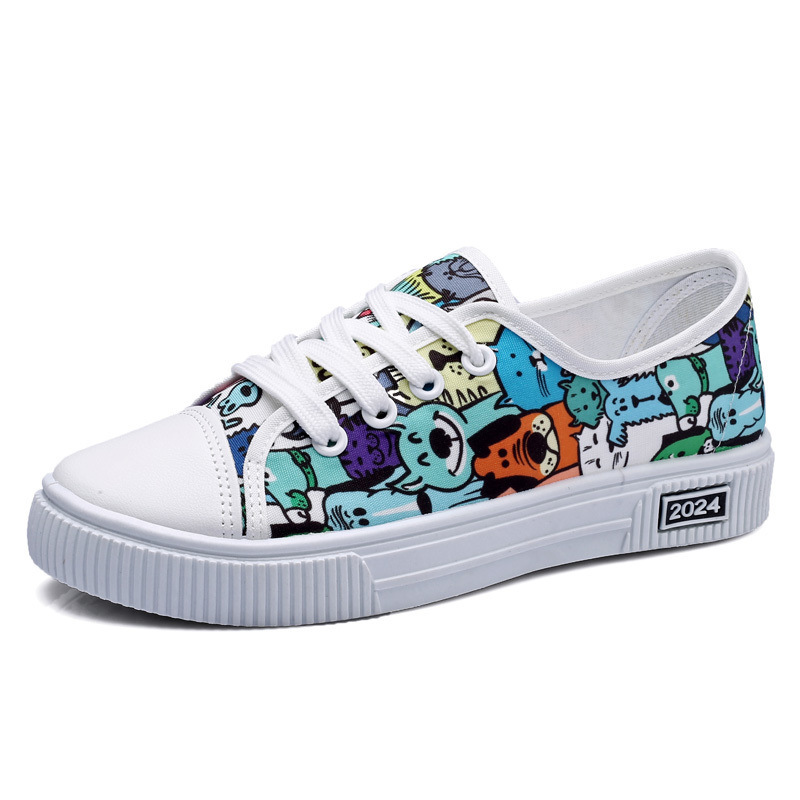 White Shoes Korean Style Soft Bottom Non-slip Breathable foto 5