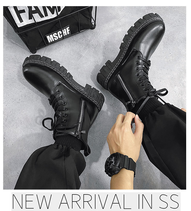 Martin Boots Men's British Style Side Zipper foto 3