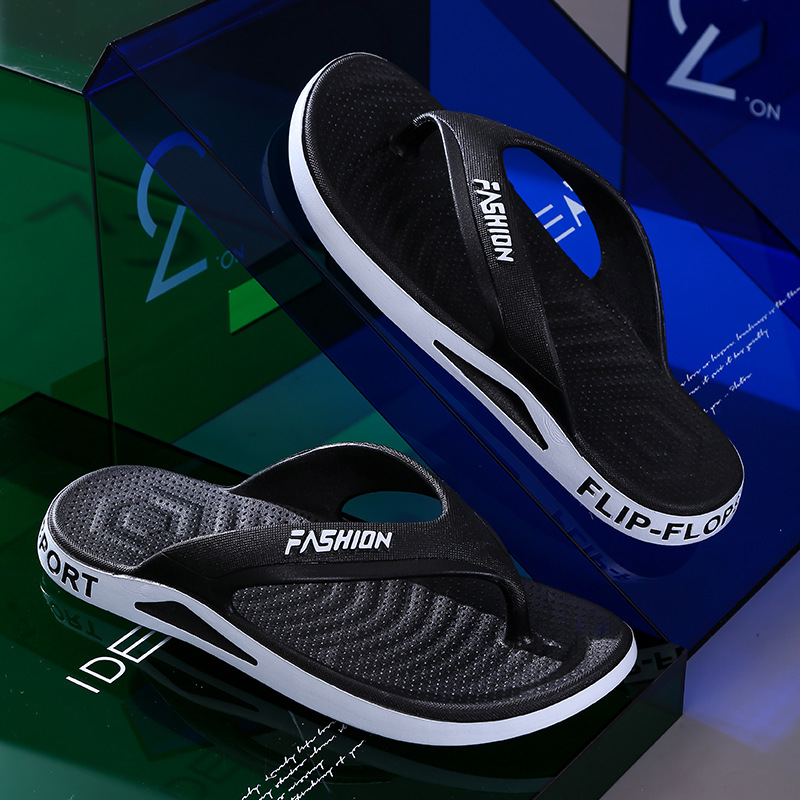 Slippers Men's Summer Thick Bottom Non-slip Deodorant Flip Flops foto 4