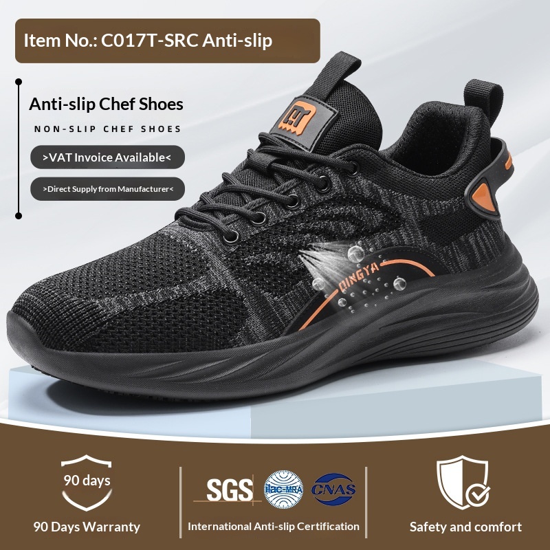 Spring Non-Slip, Oil-Resistant, Comfortable Chef Work Shoes foto 4