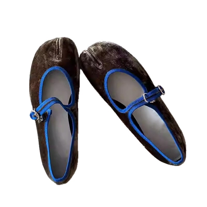 Womens Stylish Ballet Flats With A Single Strap foto 5