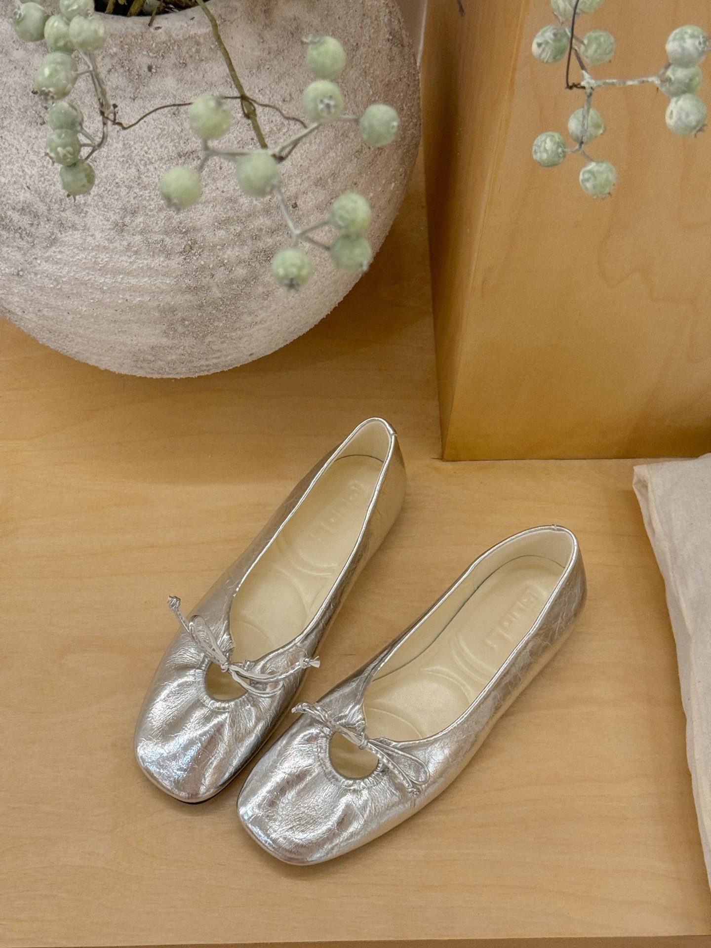 Women's Round-Toe Shallow-Vamp Versatile Flat Shoes With Bow Decoration foto 4