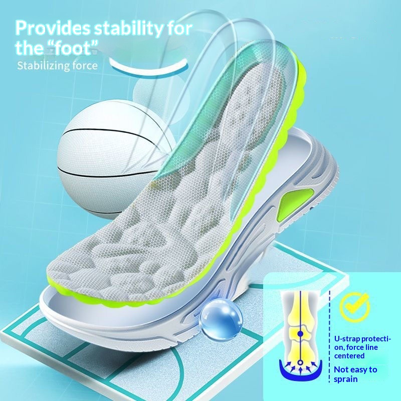 Childrens Breathable Sweat-absorbing Shock-absorbing Insoles foto 2
