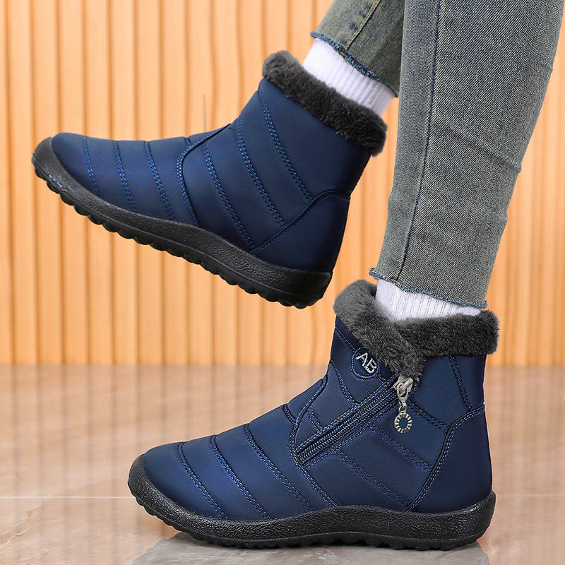 Womens Winter Cotton Shoes New PU Style For Foreign Trade foto 5
