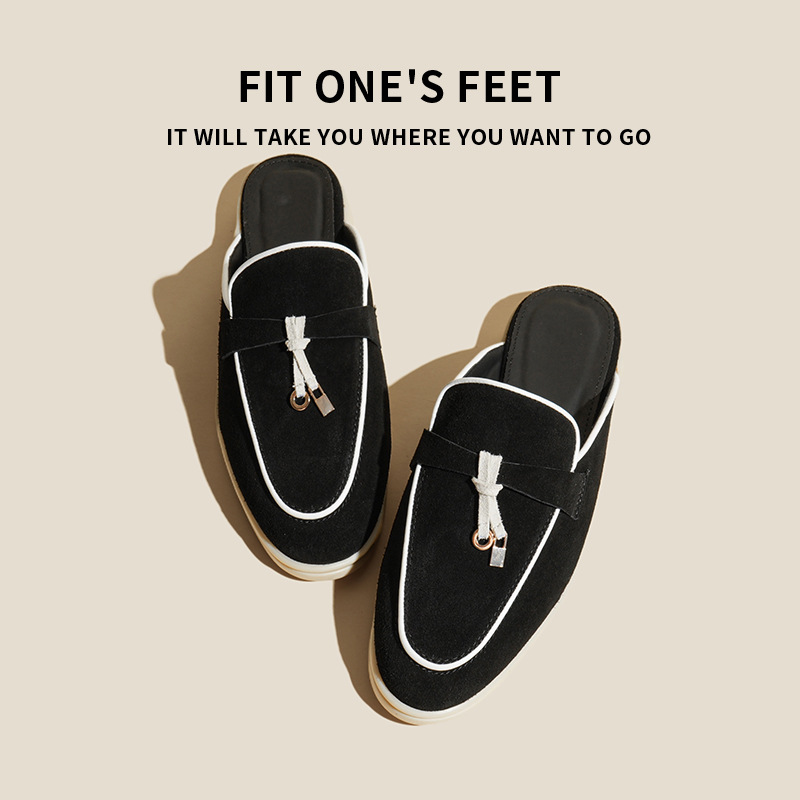 Tassel-button Versatile Soft Shoes For Women foto 3