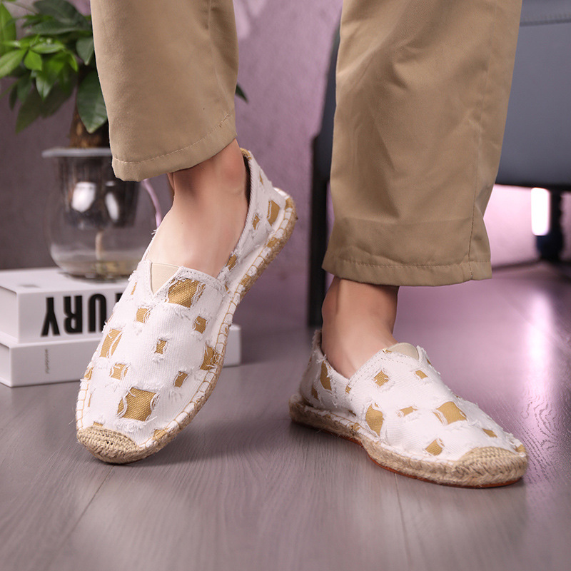 Women's Fashion Personality Slip-on Canvas Loafers foto 2