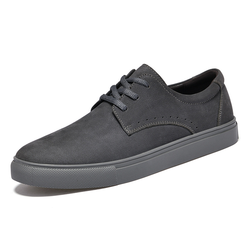 Mens Stylish Minimalist Versatile Casual Leather Shoes