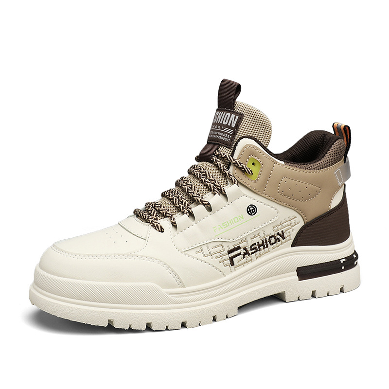 Men's High-top Korean Style Elevator Wild Sneakers foto 2