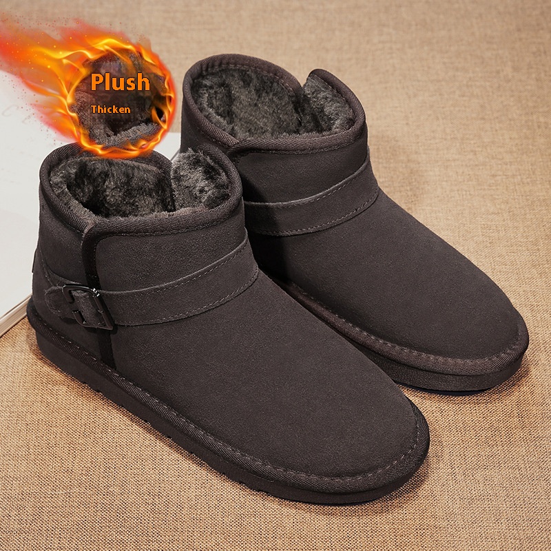 Women's Velvet Warm Soft Soled Bread Cotton Shoes foto 4