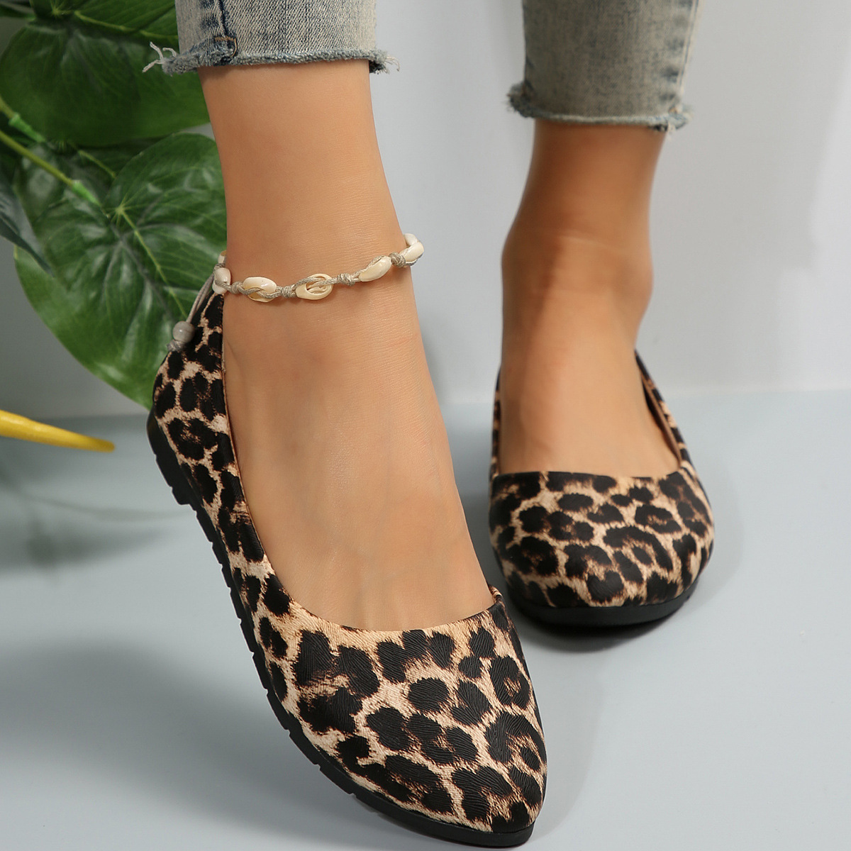 Women's Fashion Casual Flat Pointed Toe Shoes foto 4
