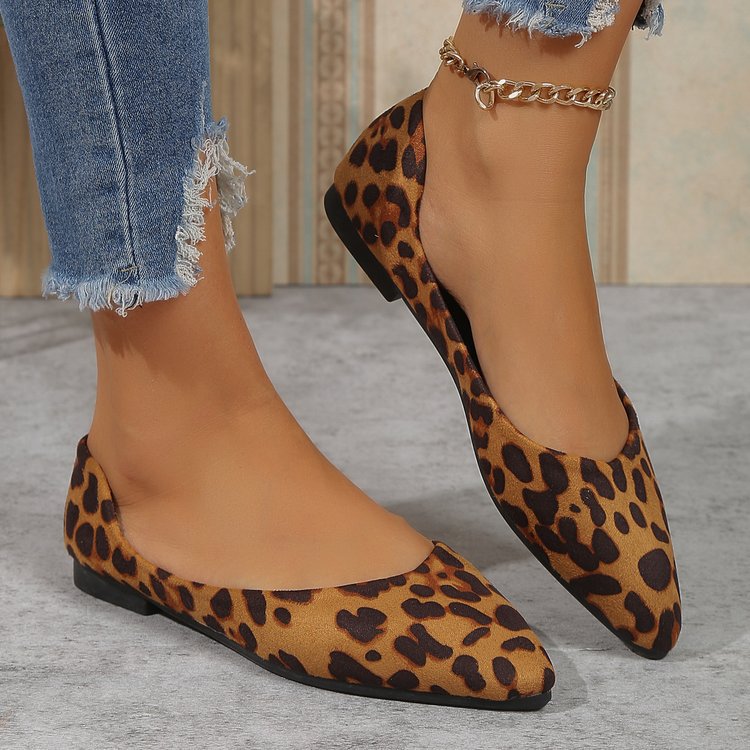 European And American Leopard-print Womens Shoes For Outdoor Wear foto 2