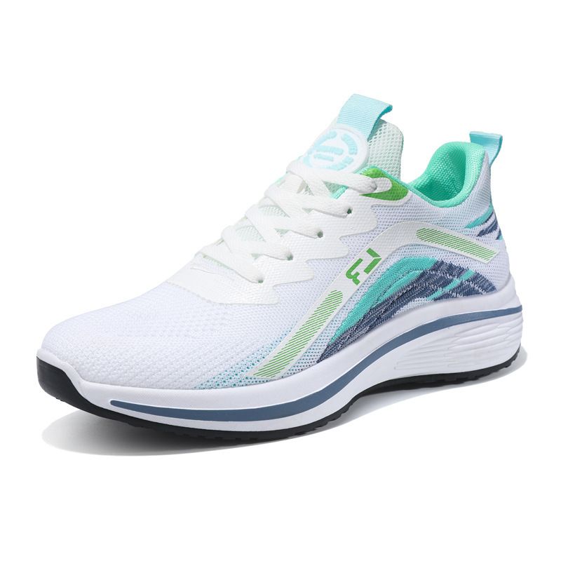 Breathable Thin Fashion Casual Flyknit Sports Mesh Shoes foto 5