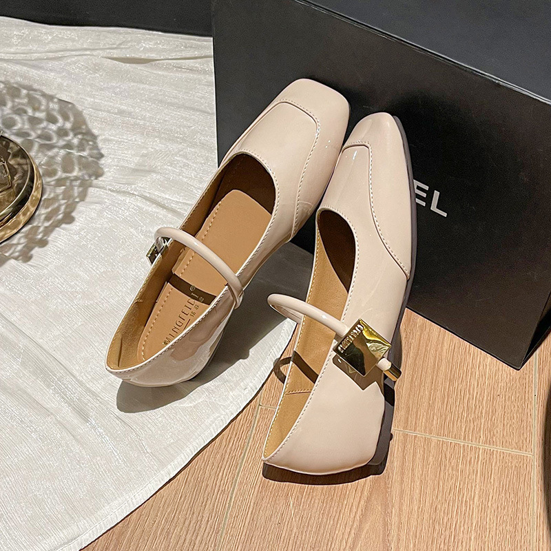 Soft Bottom Height Increasing Insole Breathable Mary Jane Shallow Mouth Pumps foto 2