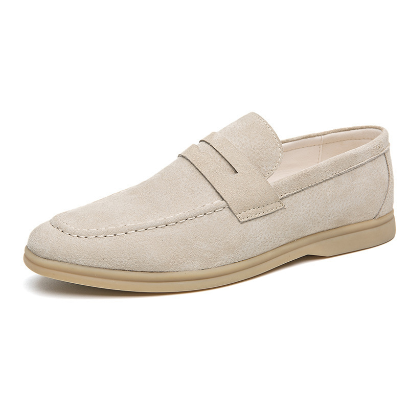 Men's Shoes Fashion Slip-on Plus Size Casual Leather Shoes foto 4