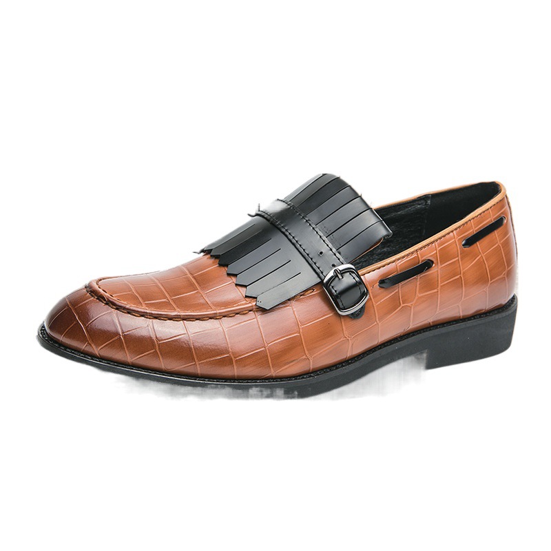 Men's Casual British Style Leather Shoes foto 2
