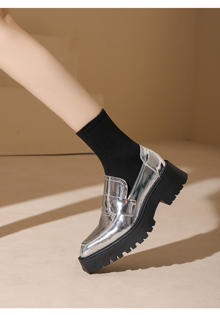 Niche Design Retro Mary Jane Shoes For Women Square Toe Shallow Mouth foto 4