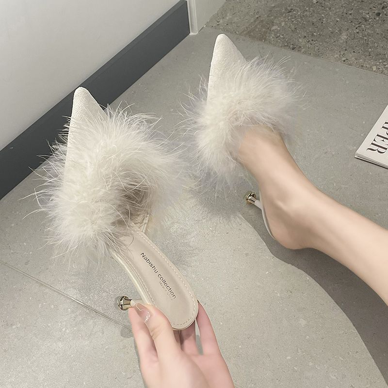 Women's Fashionable And Versatile Pointed-toe Slippers foto 4