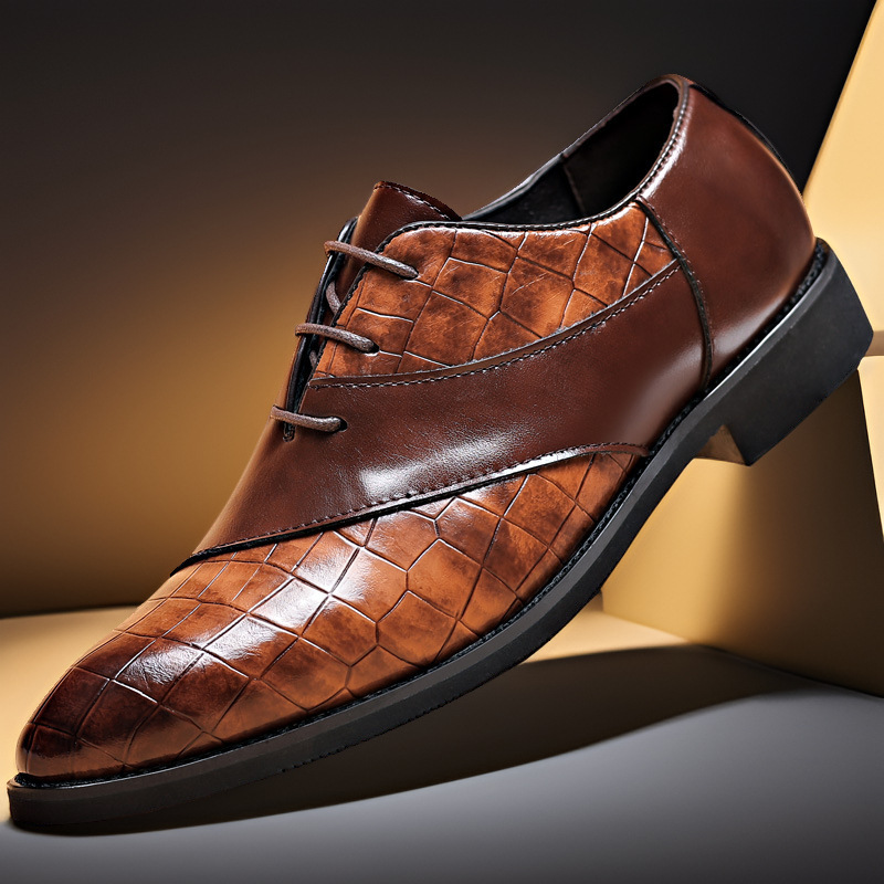 New Casual Shoes Business Formal Men's Leather Shoes foto 3