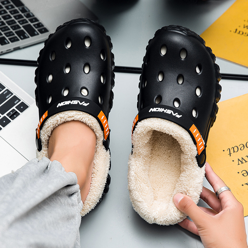 Stomping-feel Crocs Women's Winter Classic Outdoor Fashion Anti-slip Thick Sole foto 2