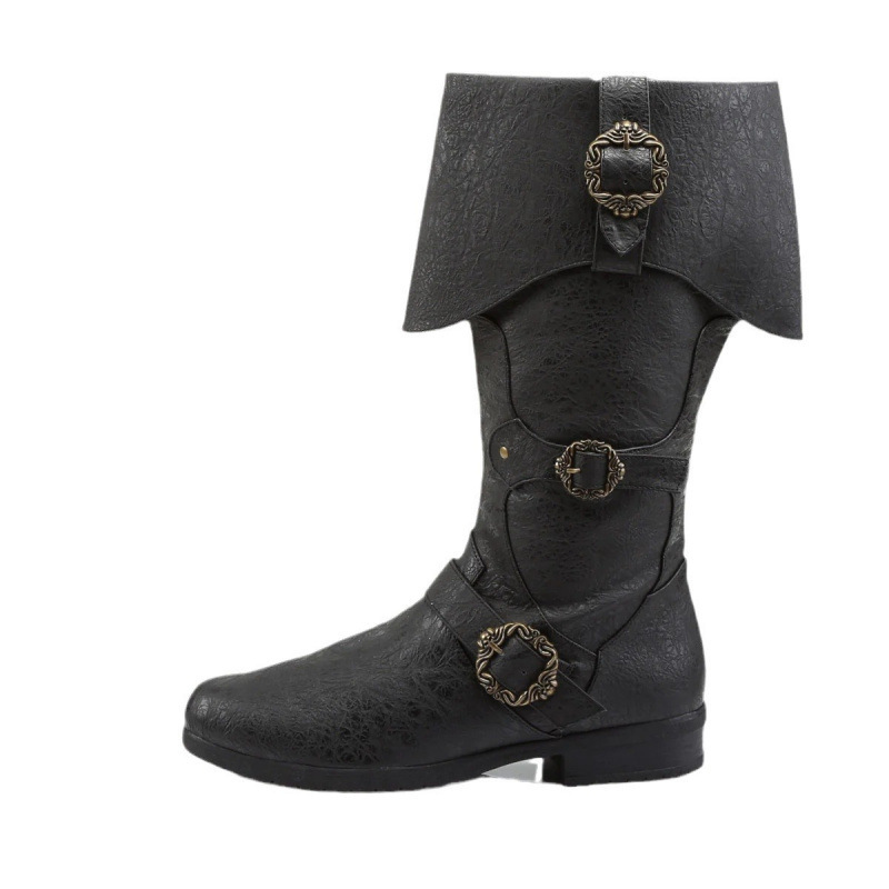 Medieval Renaissance Cosplay Leather Boots foto 4