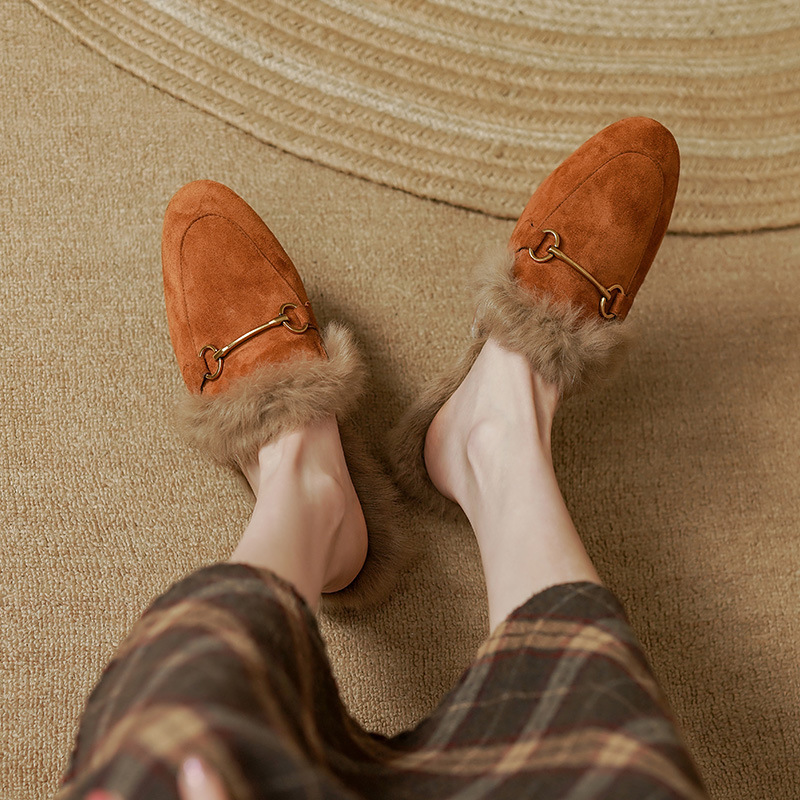 Fluffy Sheep And Suede Bunny Slippers