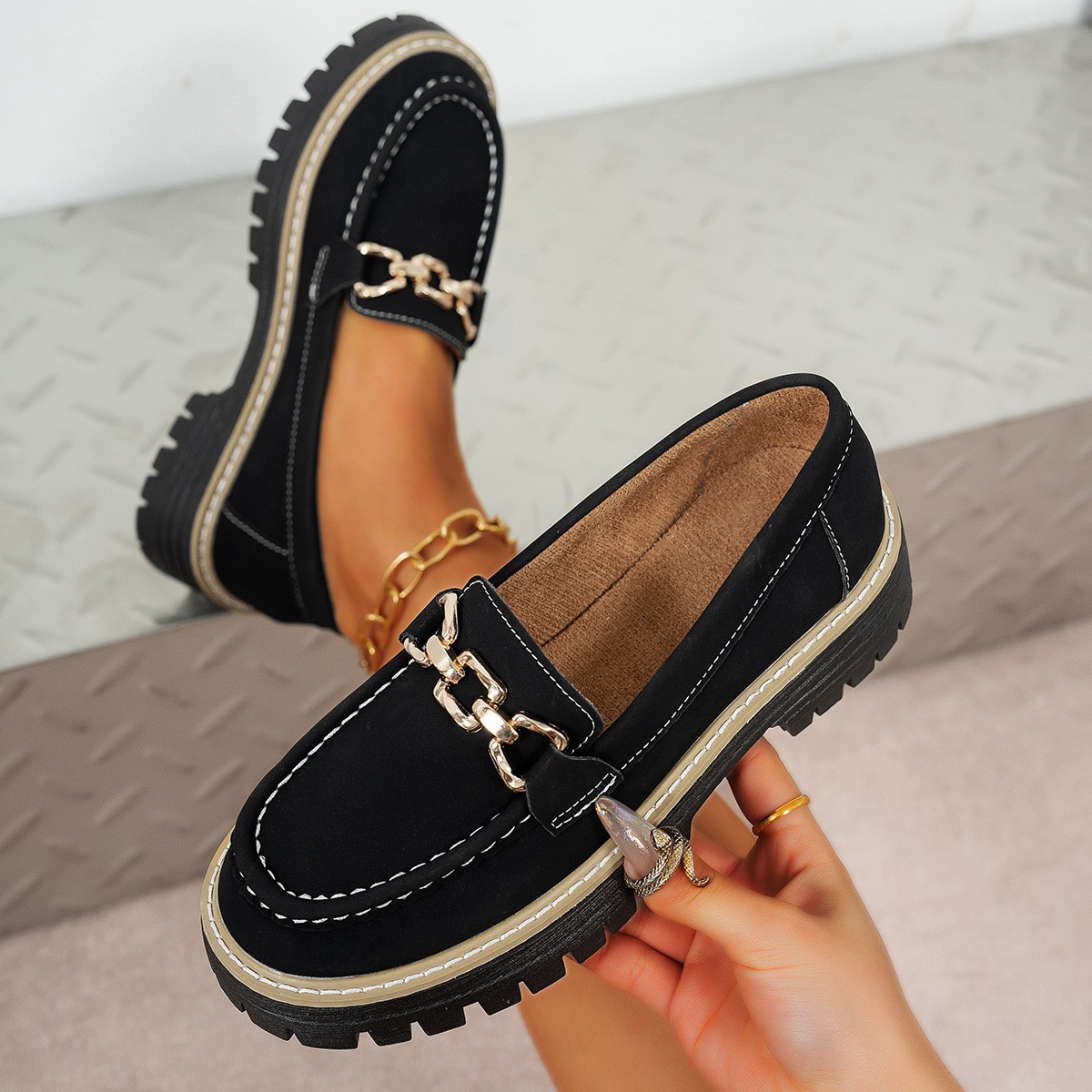 Fashion Large Size Flat Bottom New Thick Bottom Women foto 2