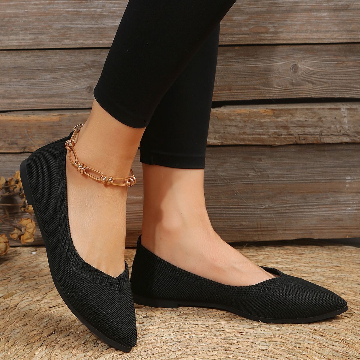 Oversized Shoes Female Pointed Flyknit foto 2