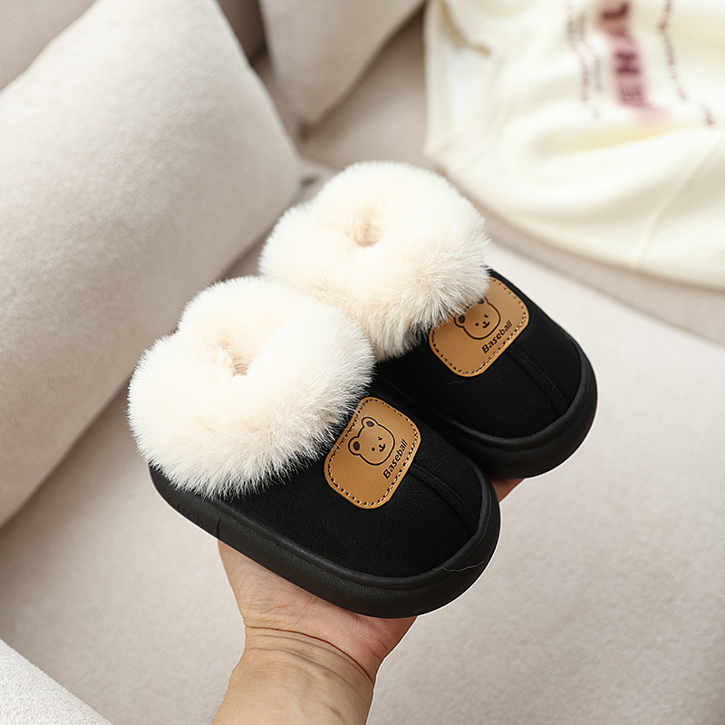 Bear Plush Cotton Shoes For Boys And Girls foto 5