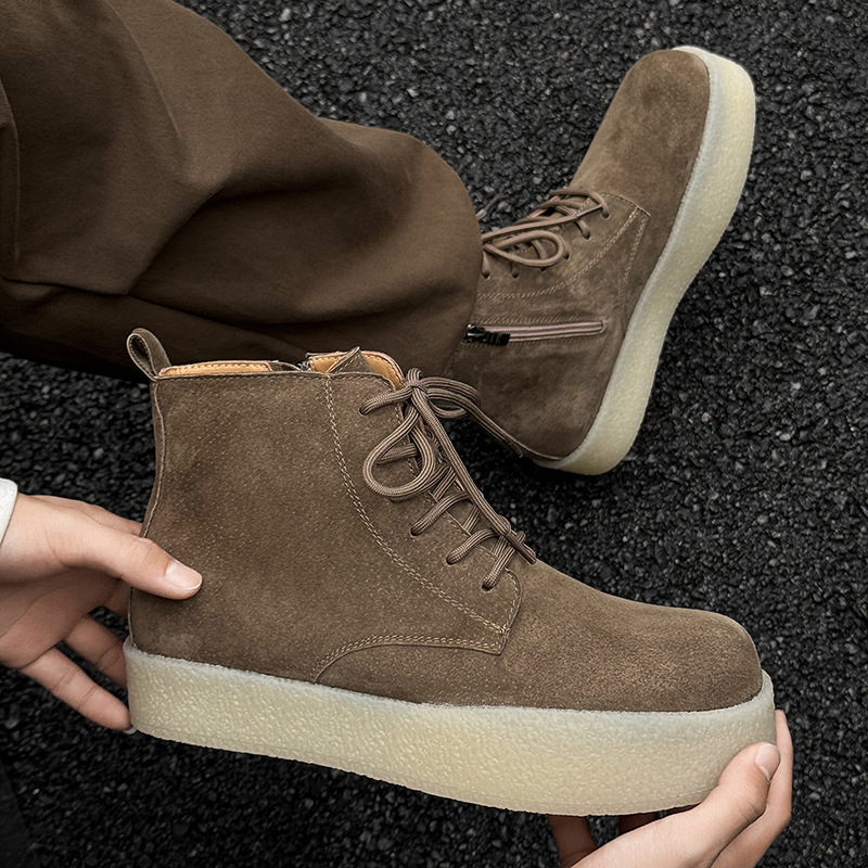Men's British-style Outdoor New Dr Martens Boots foto 3